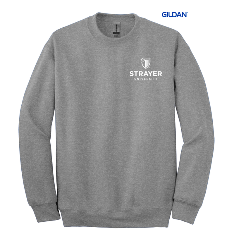 STRAYER GILDAN DryBlend® Crewneck Sweatshirt SPORTS GREY