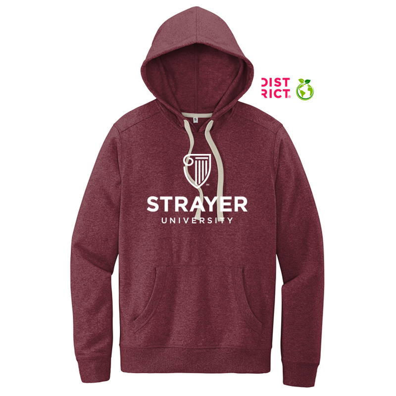 STRAYER District® Re-Fleece™ Hoodie - Maroon Heather