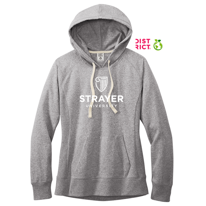 STRAYER District® Women’s Re-Fleece™ Hoodie - Light Heather Grey