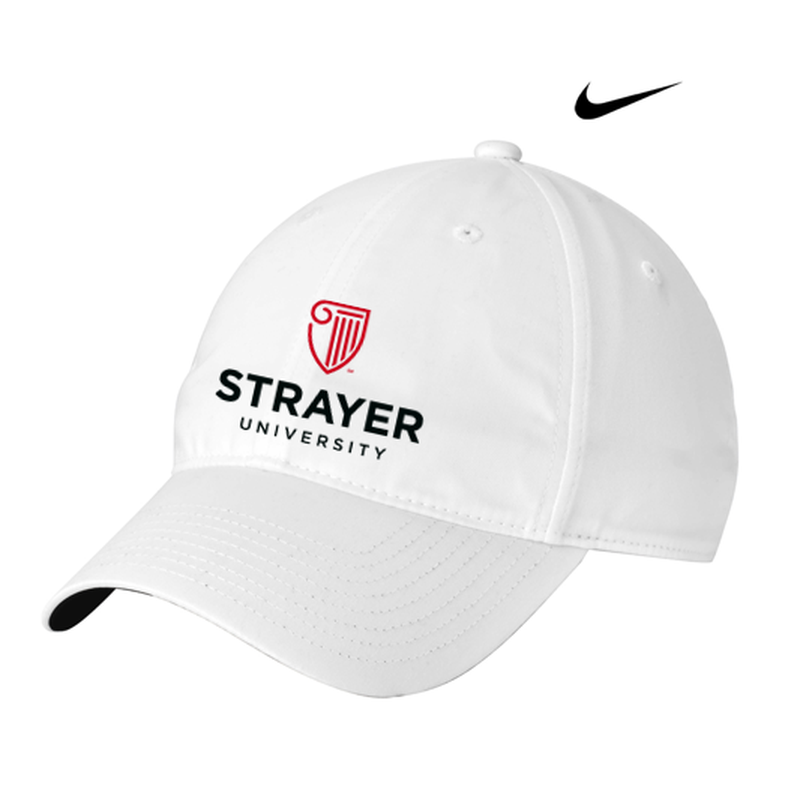 STRAYER Nike Golf - Unstructured Twill Cap - WHITE