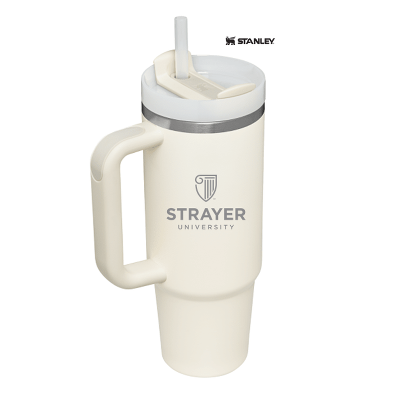 STRAYER Stanley Quencher H2.O FlowState™ Tumbler 30 oz - CREAM