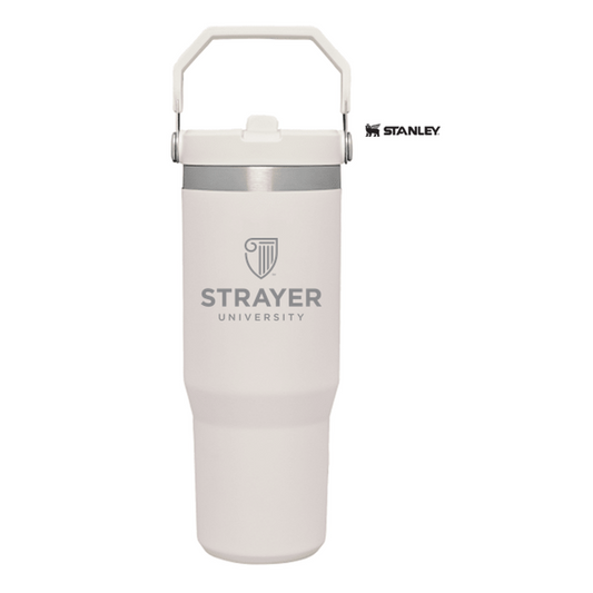 NEW STRAYER Stanley IceFlow™ Flip Straw Tumbler 30 oz - ROSE QUARTZ