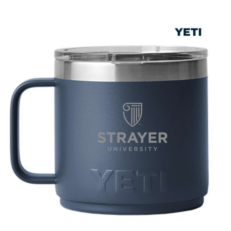 STRAYER YETI RAMBLER 14 OZ MUG WITH MAGSLIDER LID - Navy
