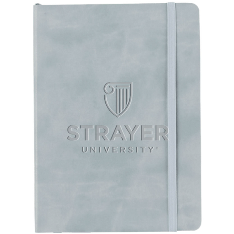 NEW STRAYER 5” x 7” FSC ® Recycled Morano Recycled Soft Bound Journal - GREY