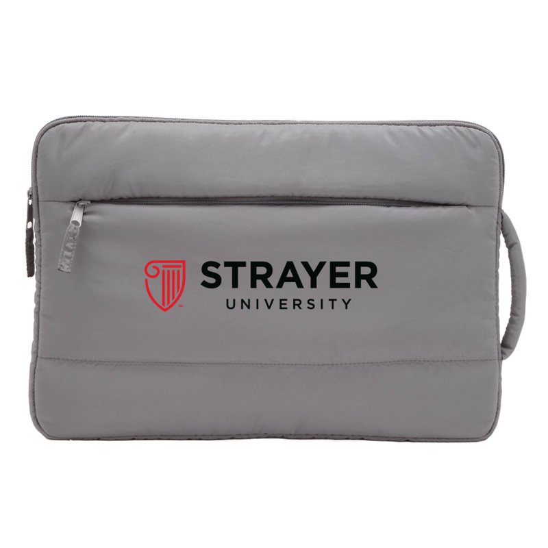 STRAYER Puffer Recycled 15" Computer Sleeve GRAPHITE