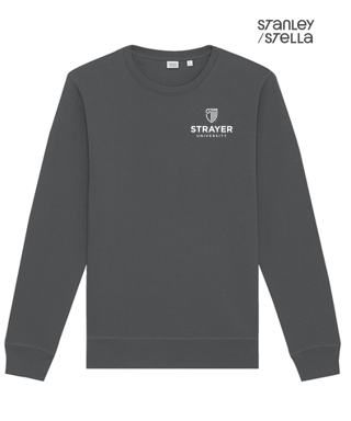 NEW Strayer Stanley/Stella Unisex Roller Crewneck Sweatshirt - Anthracite