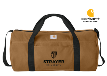 NEW Strayer Carhartt® Canvas Packable Duffel with Pouch