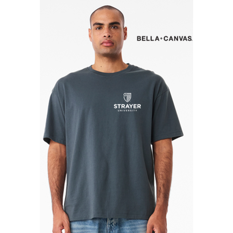 NEW Strayer BELLA+CANVAS® Unisex 6-Ounce Heavyweight Tee - Vintage Navy