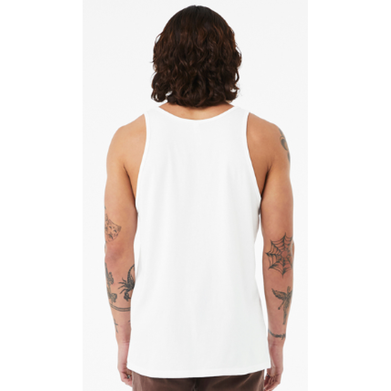 NEW Strayer BELLA+CANVAS® Unisex Heather CVC Tank - White