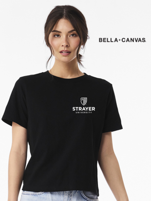 NEW Strayer BELLA+CANVAS® Women’s 6-Ounce Heavyweight Tee - Black
