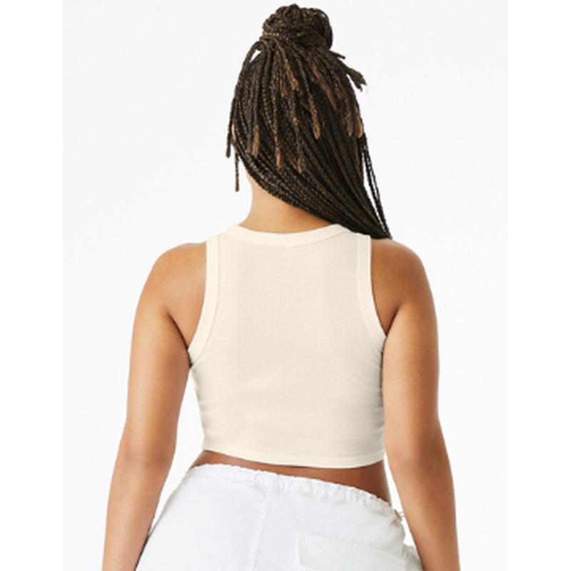 NEW Strayer BELLA+CANVAS® Women’s Micro Rib Racer Tank - Natural