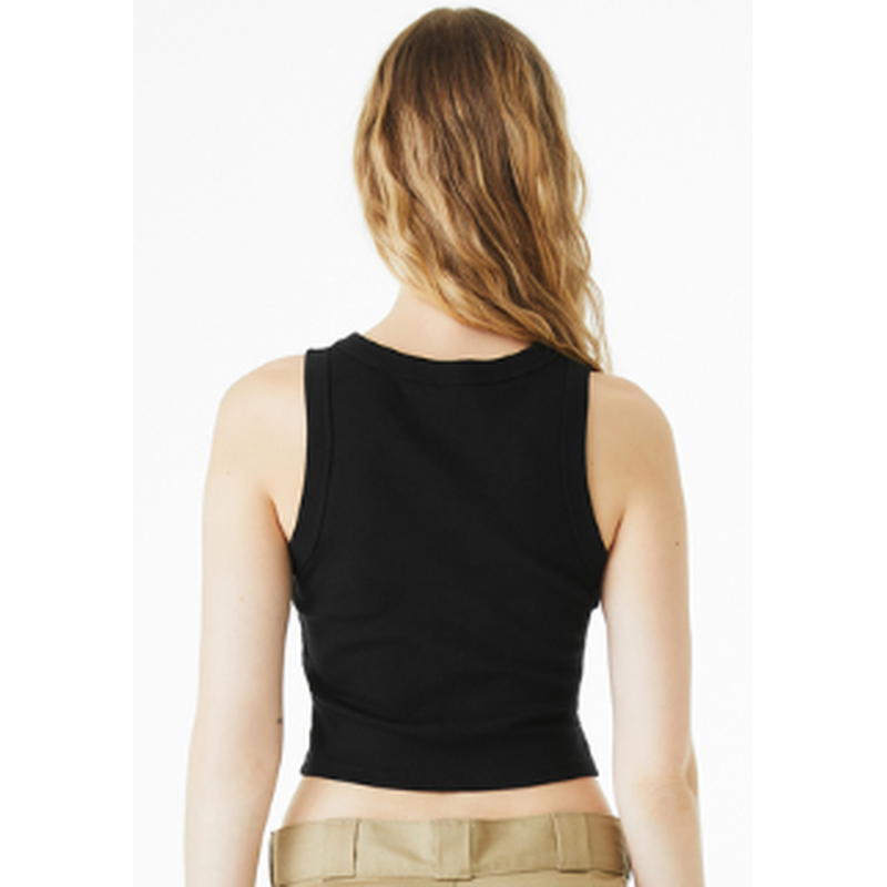 NEW Strayer BELLA+CANVAS® Women’s Micro Rib Racer Tank - Black