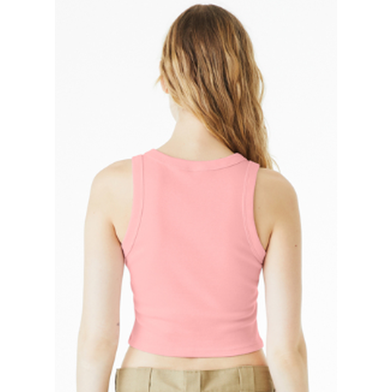 NEW Strayer BELLA+CANVAS® Women’s Micro Rib Racer Tank - Pink
