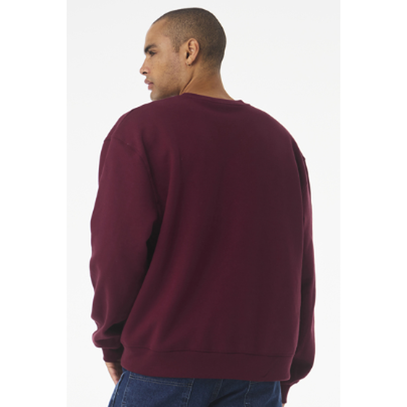 NEW Strayer BELLA+CANVAS® Unisex 10-Ounce Heavyweight Crewneck Sweatshirt - Maroon