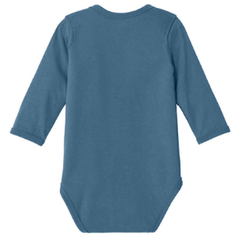 JWMI Rabbit Skins™ Infant Long Sleeve Jersey Bodysuit - Indigo
