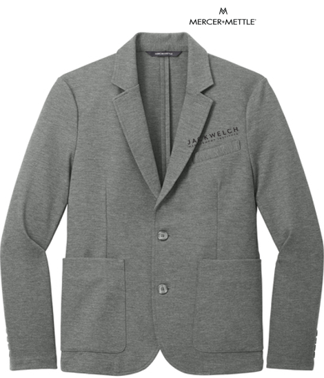 NEW JWMI - Mercer+Mettle® Relaxed Knit Blazer - Storm Grey Heather