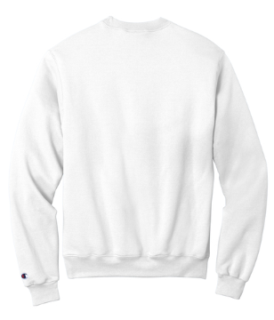 JWMI Logo Champion® Powerblend® Unisex Crewneck Sweatshirt - White