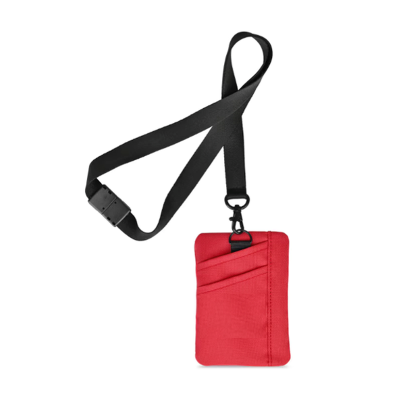 STRAYER Rally Recycled ID Pouch Lanyard