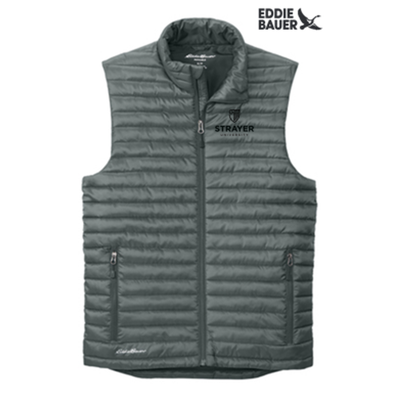 STRAYER - Eddie Bauer® Packable Quilted Vest - Metal grey STRAYER - Eddie Bauer® Packable Quilted Vest - Metal grey