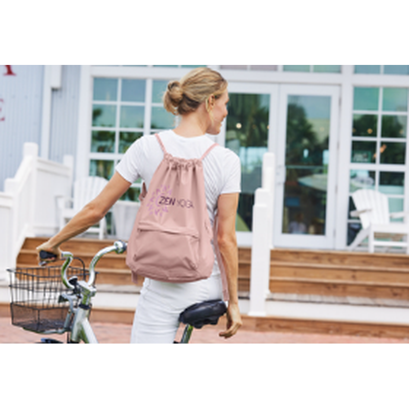 NEW Strayer Port Authority® Diamond Pocket Cinch - ROSE QUARTZ