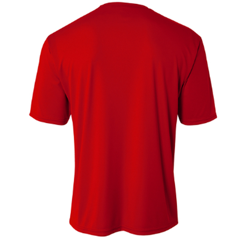 NEW Strayer A4 Youth Cooling Performance Short Sleeve Tee - SCARLET