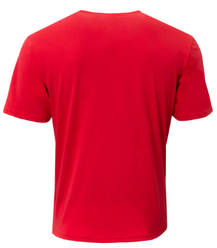 NEW Strayer A4 Softek Short Sleeve Tee - Scarlet