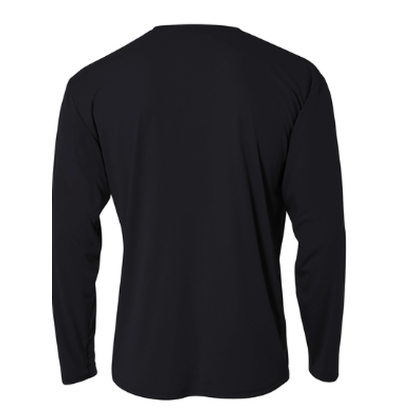 NEW Strayer A4 Cooling Performance Long Sleeve Tee - Black