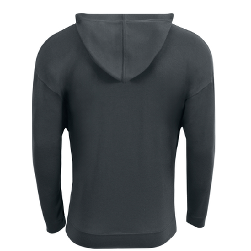 NEW Strayer A4 Softek Long Sleeve Hooded Tee - Graphite
