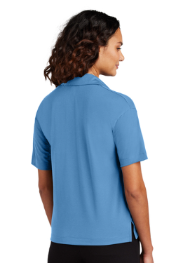 STRAYER ALUMNI - Mercer+Mettle® Women’s Stretch Jersey Polo - Parisian Blue