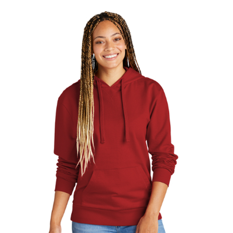 STRAYER ALUMNI Allmade® Unisex Organic French Terry Pullover Hoodie - Revolution Red