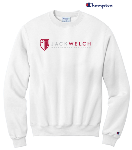 JWMI Logo Champion® Powerblend® Unisex Crewneck Sweatshirt - White