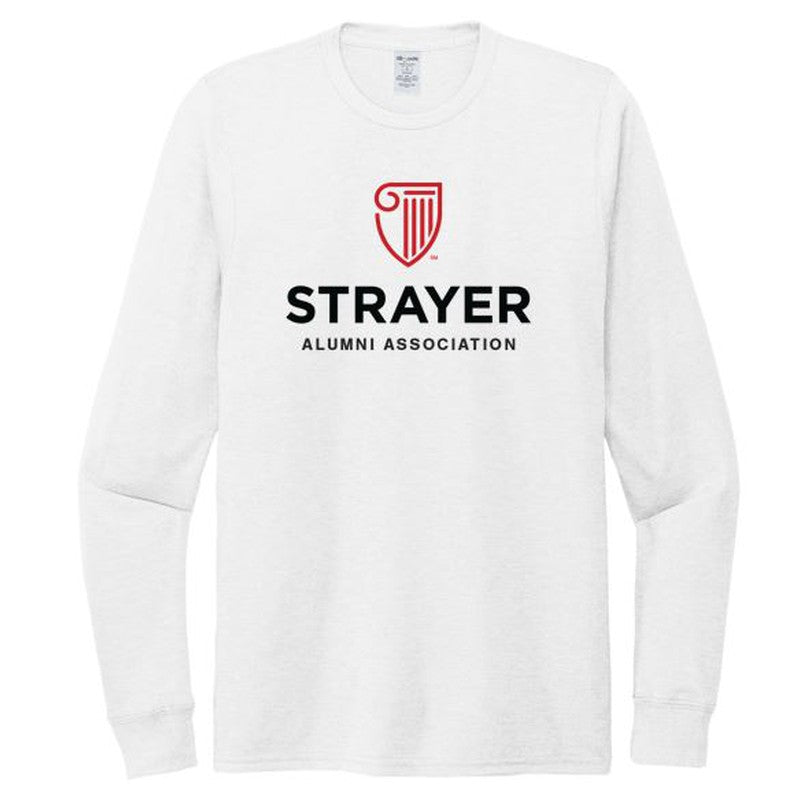 STRAYER ALUMNI Allmade® Unisex Tri-Blend Long Sleeve Tee - Bright White
