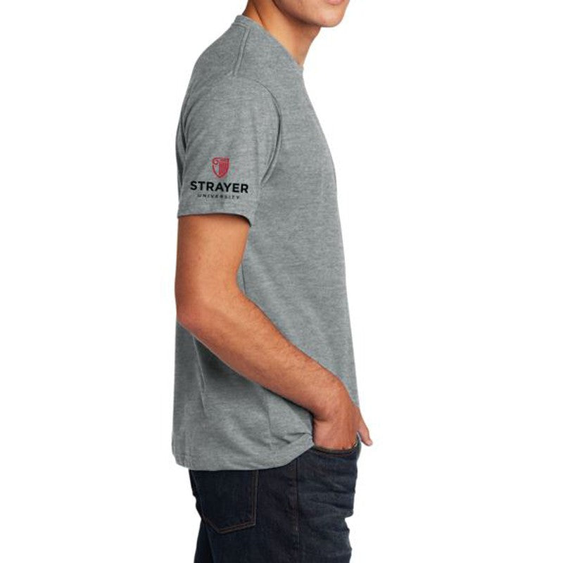 first gen Next Level Apparel® Unisex CVC Tee - Dark Heather Gray