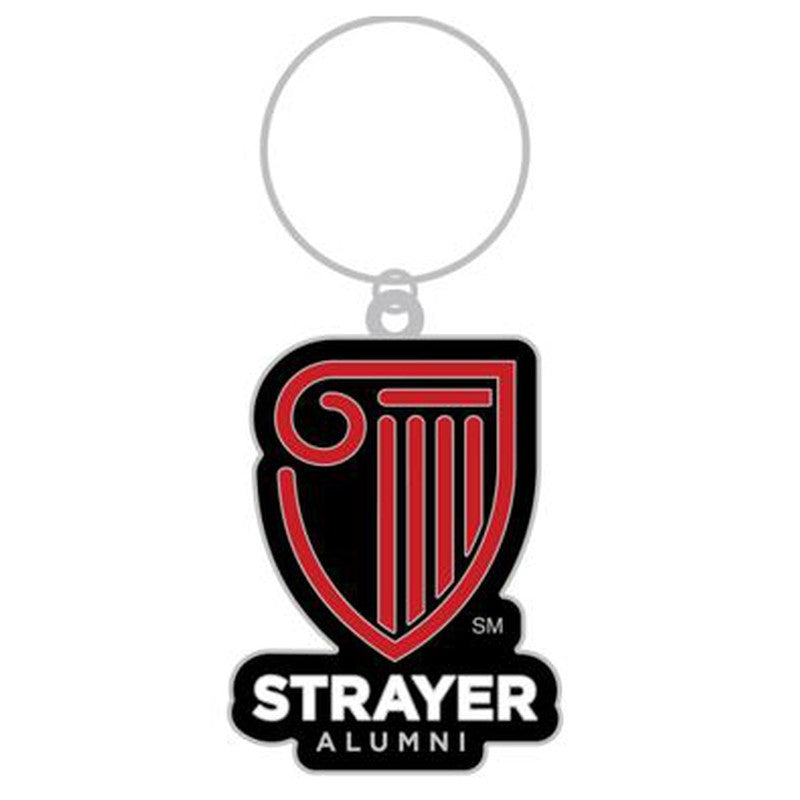 STRAYER ALUMNI Metal Key Chain