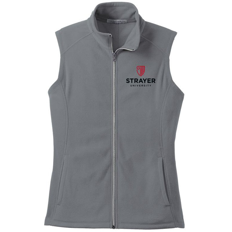 Port Authority® Ladies Microfleece Vest - PEARL GREY- STK