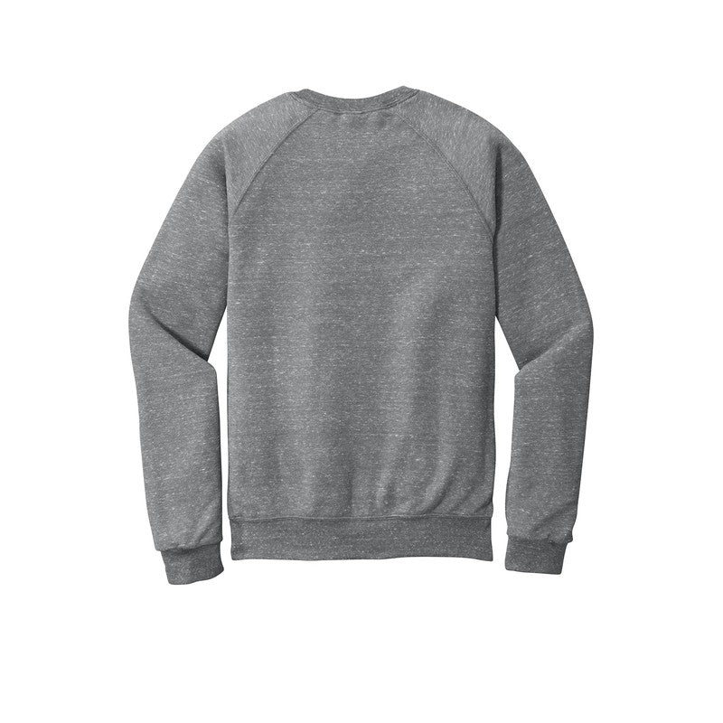 JERZEES ® Snow Heather French Terry Raglan Crew-CHARCOAL