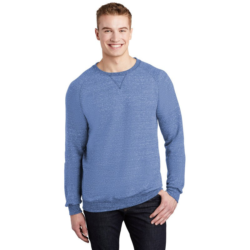 JERZEES ® Snow Heather French Terry Raglan Crew-ROYAL