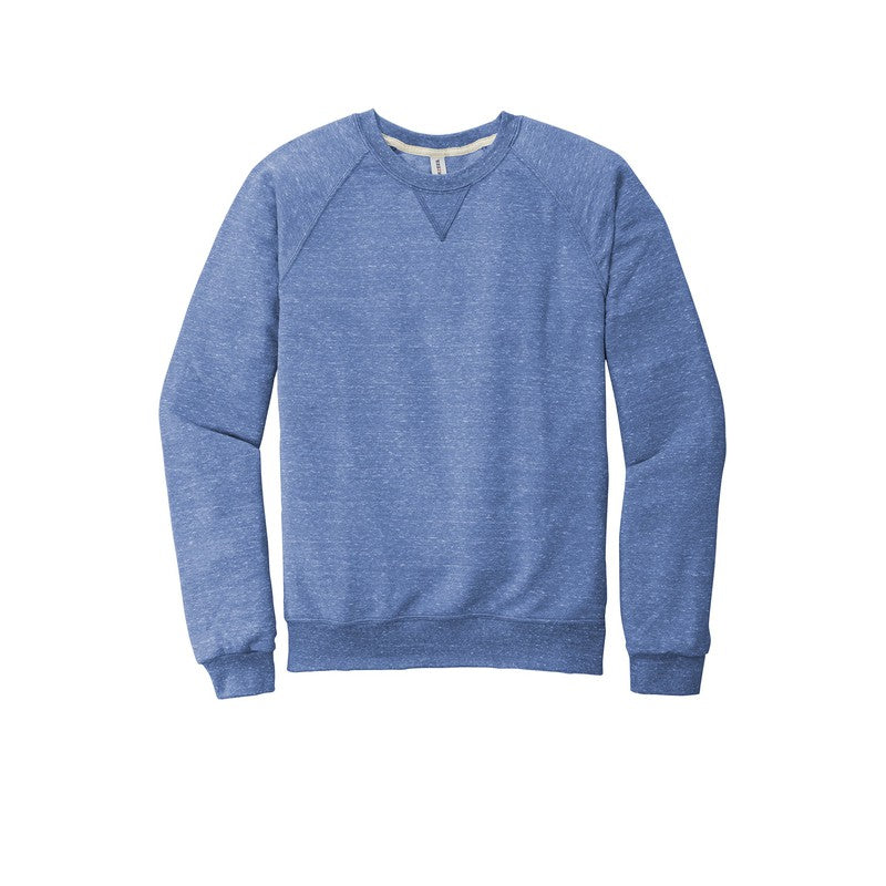 JERZEES ® Snow Heather French Terry Raglan Crew-ROYAL