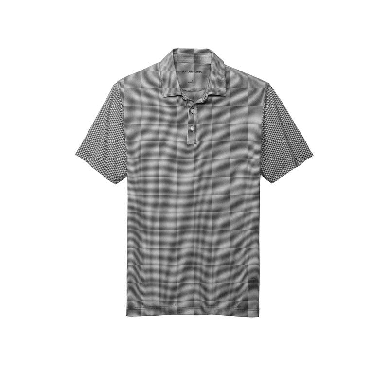 Port Authority ® Gingham Polo-Black/ White