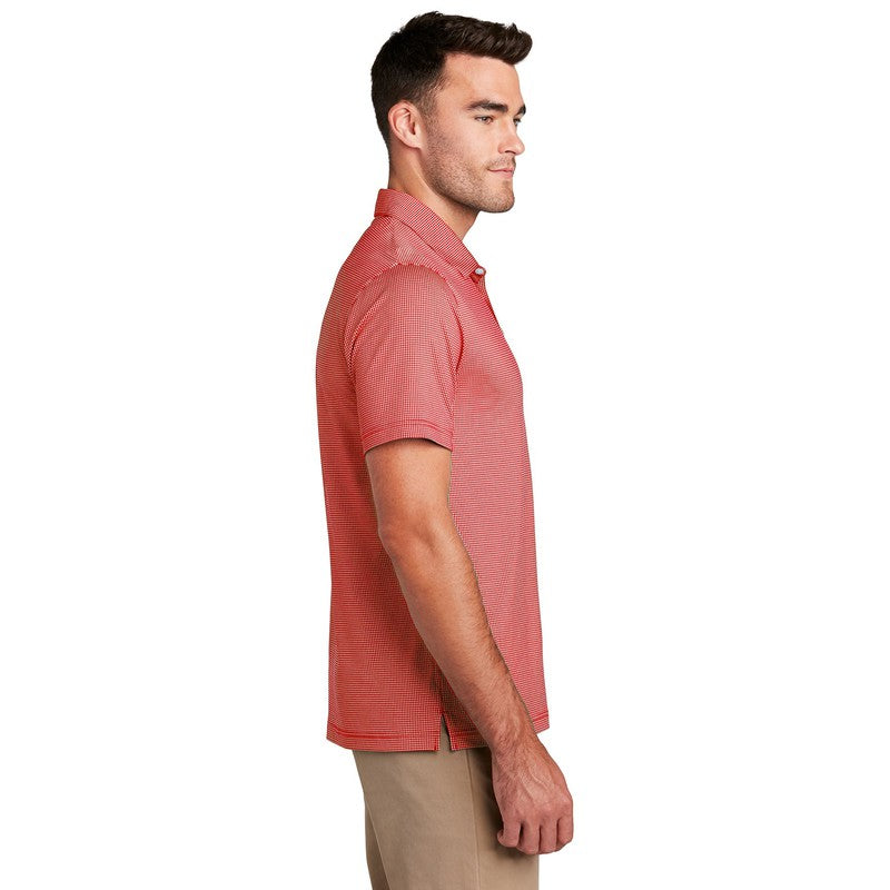 Port Authority ® Gingham Polo-Rich Red/ White