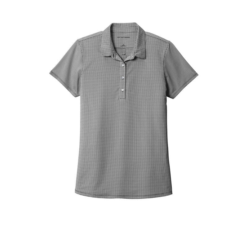 Port Authority ® Ladies Gingham Polo-Rich Black/ White