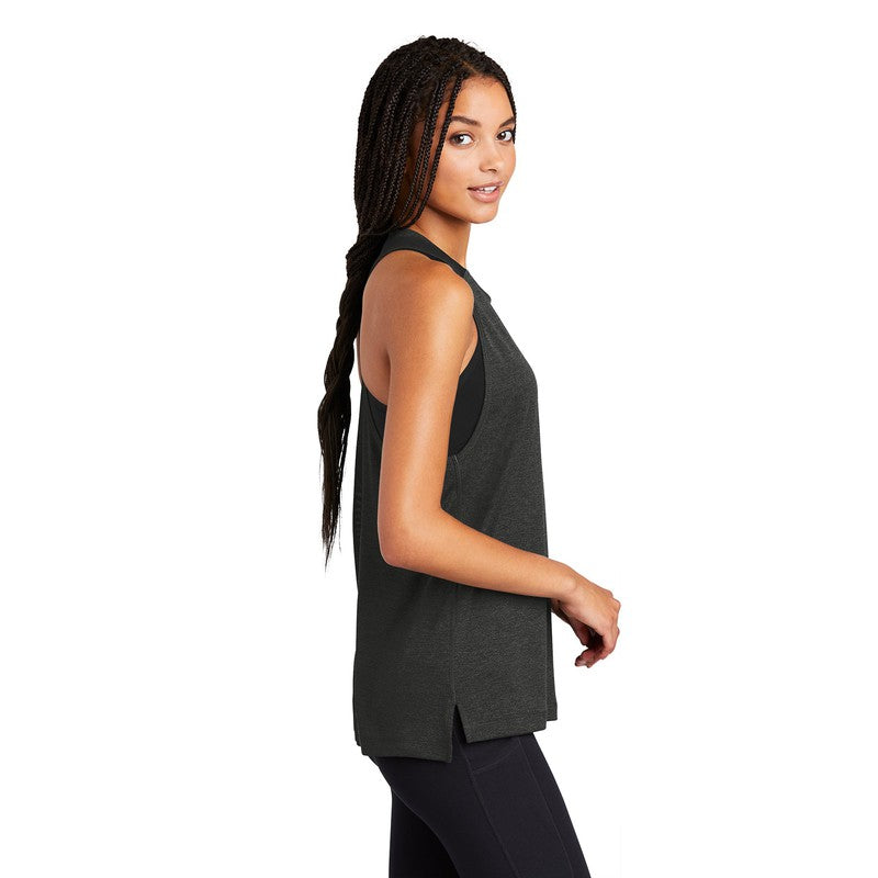 Sport-Tek ® Ladies Endeavor Tank-Black Heather/ Black