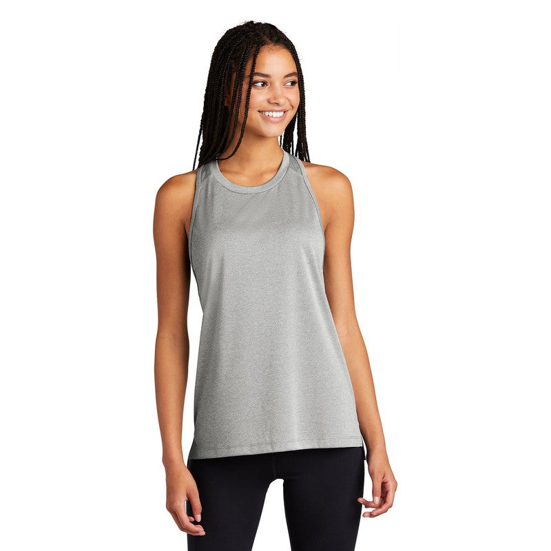 Sport-Tek ® Ladies Endeavor Tank-Light Grey Heather/ Light Grey