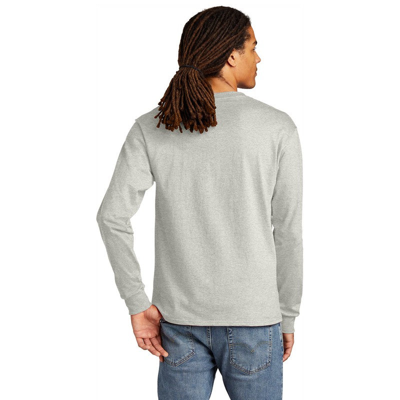 STRAYER Champion ® Heritage 5.2-Oz. Jersey Long Sleeve Tee-Oxford