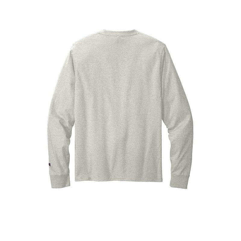 STRAYER Champion ® Heritage 5.2-Oz. Jersey Long Sleeve Tee-Oxford