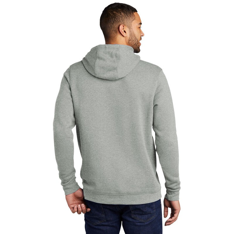 Nike Club Fleece Pullover Hoodie-Dark Grey Heather