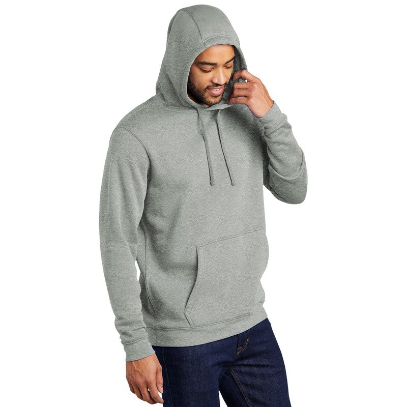 Nike Club Fleece Pullover Hoodie-Dark Grey Heather