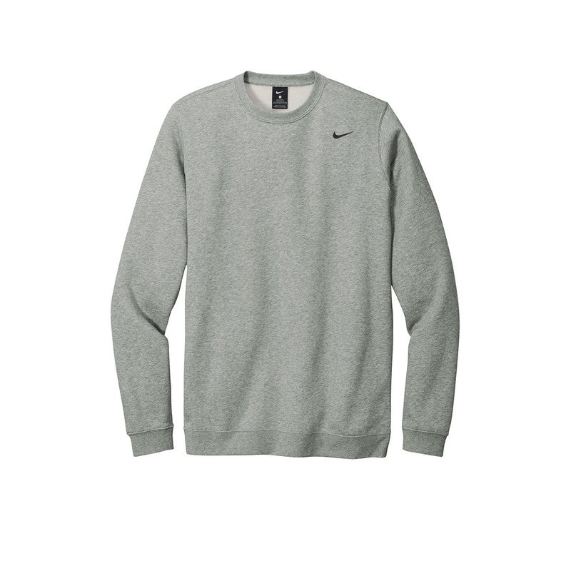 Nike Club Fleece Crew-Dark Grey Heather