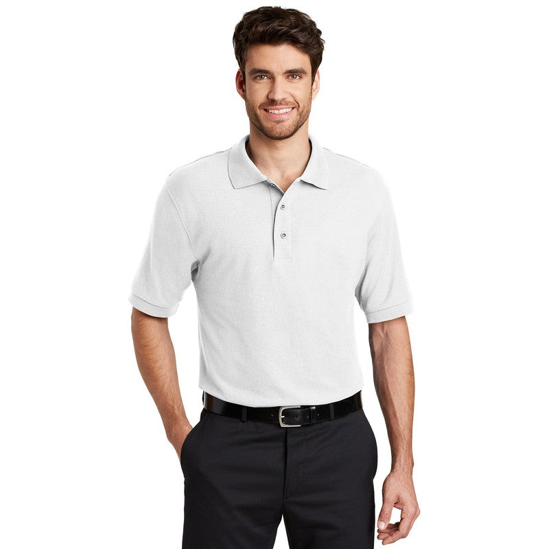 Port Authority® Silk Touch™ Polo-White