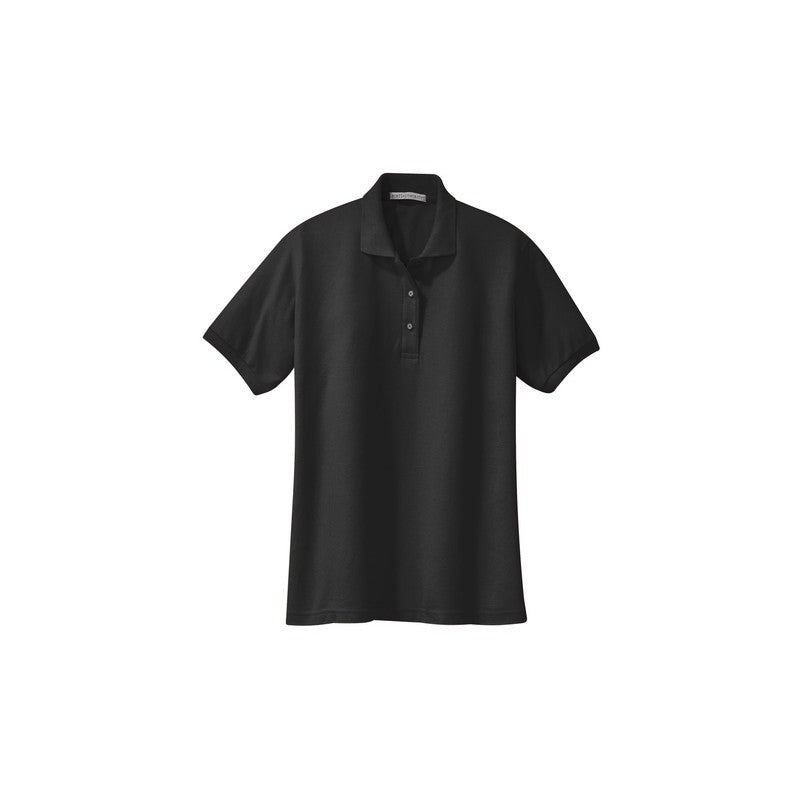 STRAYER Port Authority® Ladies Silk Touch™ Polo-Black